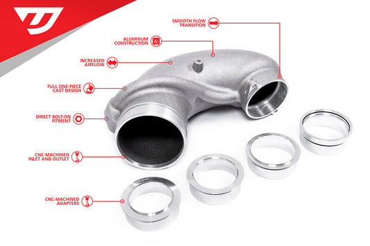 Unitronic 4 inch Turbo Inlet Elbow for 2.5TFSI EVO