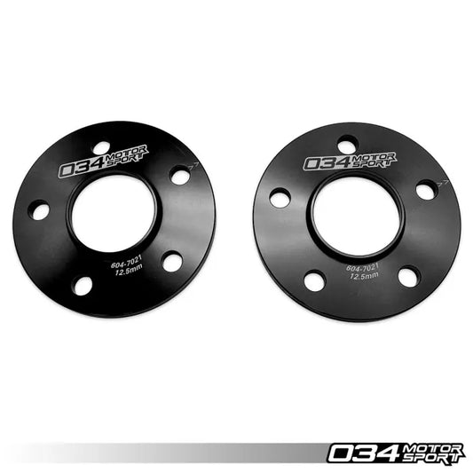 Wheel Spacer Pair, 12.5mm, Audi & BMW 5x112 with 66.6mm Center Bore