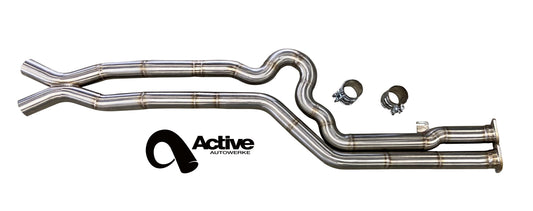 Active Autowerke X3M / X4M Signature Equal Length mid-pipe with $90 fixed price shipping in lower 48 states