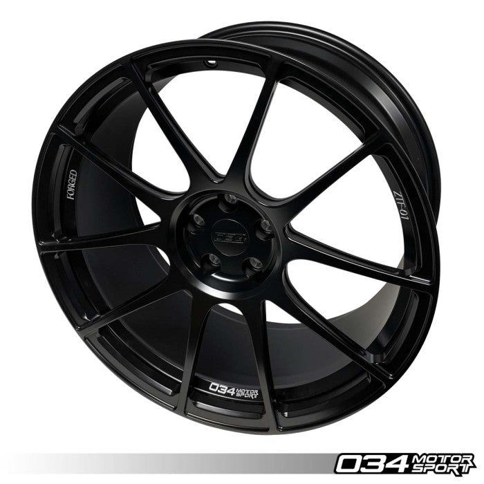 ZTF-R01 Forged Wheel, 21x10 ET32, 66.6mm Bore, Audi B8/B9 Q5/SQ5, 4M/4M.5 Q7/Q8/SQ7/SQ8 - Satin Black