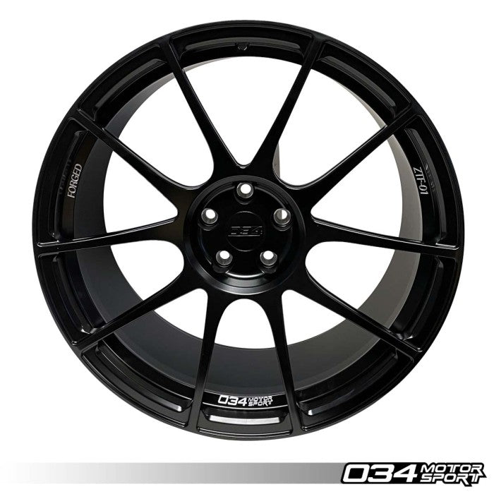 ZTF-R01 Forged Wheel, 21x10 ET32, 66.6mm Bore, Audi B8/B9 Q5/SQ5, 4M/4M.5 Q7/Q8/SQ7/SQ8 - Satin Black