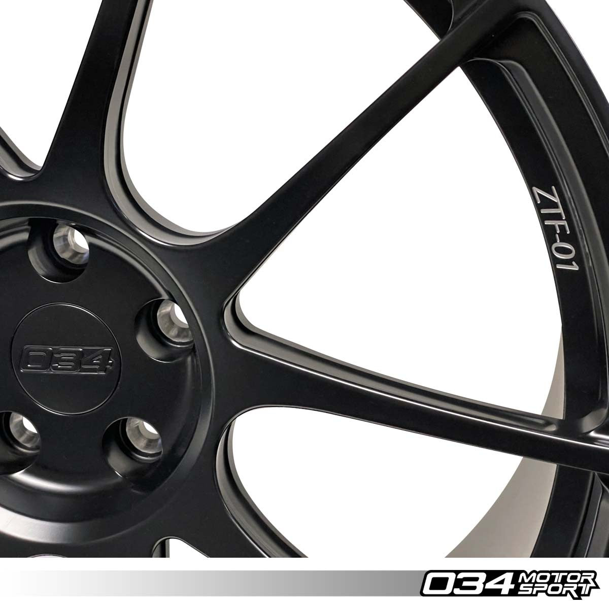 ZTF-R01 Forged Wheel, 21x10 ET32, 66.6mm Bore, Audi B8/B9 Q5/SQ5, 4M/4M.5 Q7/Q8/SQ7/SQ8 - Satin Black