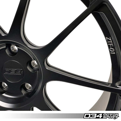 ZTF-R01 Forged Wheel, 21x10 ET32, 66.6mm Bore, Audi B8/B9 Q5/SQ5, 4M/4M.5 Q7/Q8/SQ7/SQ8 - Satin Black