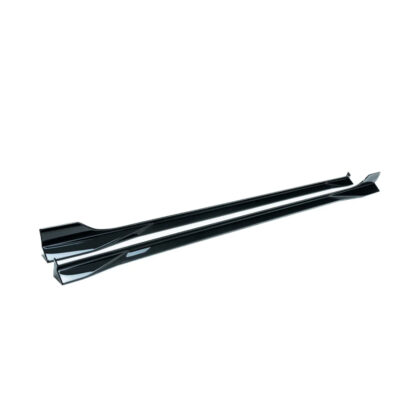 Zaero Design | VW Golf GTI & Golf R Mk7 & Mk7.5 EVO-1 Gloss Black Side Skirts
